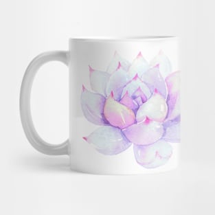 Watercolor Succulent sticker Mug